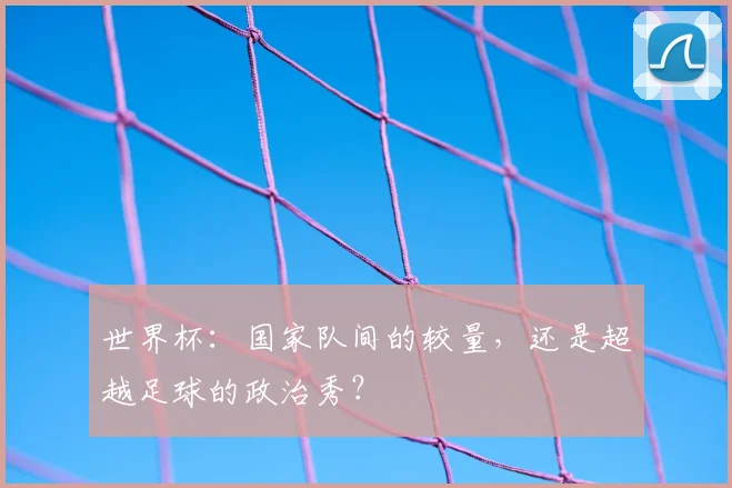 世界杯：国家队间的较量，还是超越足球的政治秀？