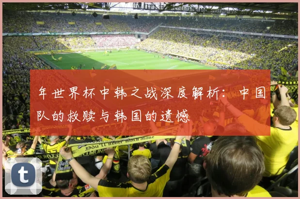 年世界杯中韩之战深度解析：中国队的救赎与韩国的遗憾